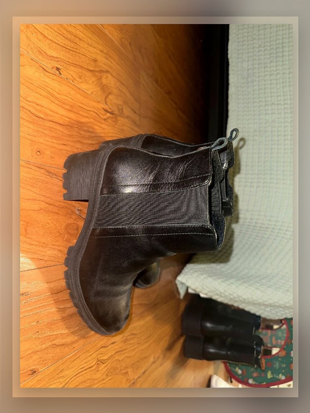 Black boots
